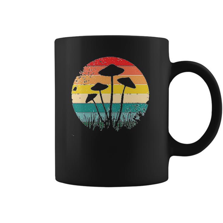 Retro Psychedelic Mushroom  Graphic Coffee Mug