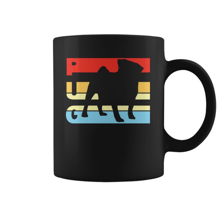 Retro Pug Logo Coffee Mug