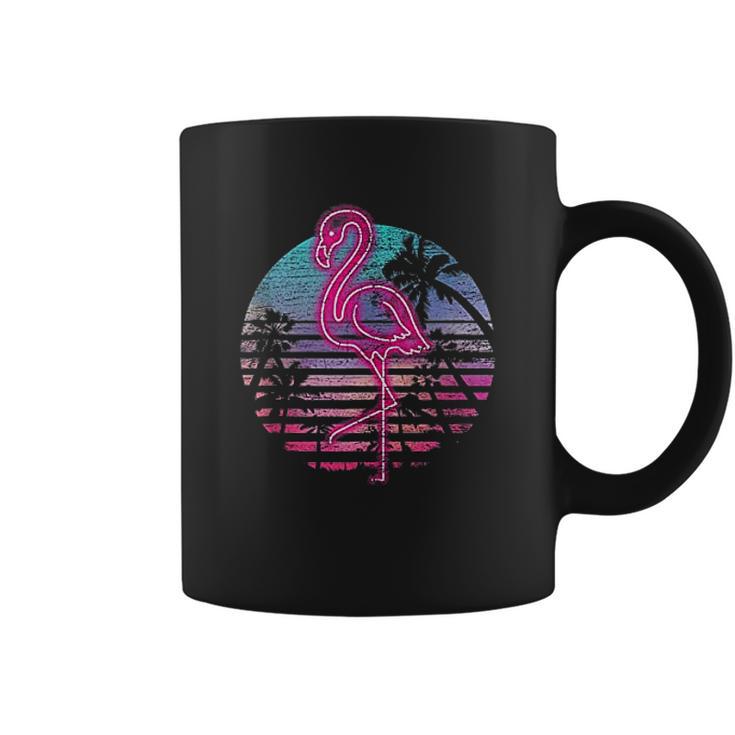 Retro Tropic Flamingo Coffee Mug