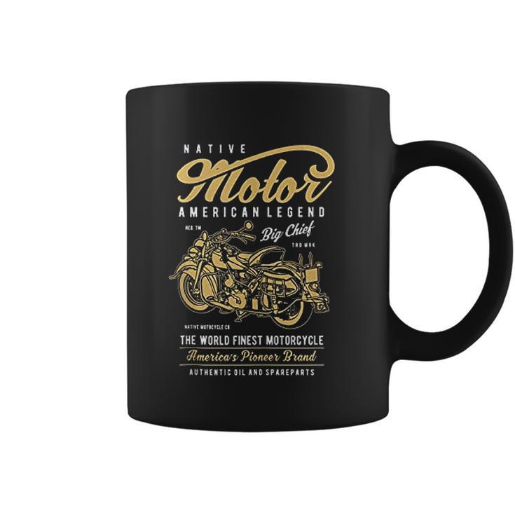 Retro Vintage American Motorcycle Indian For Old Biker Gifts Coffee Mug