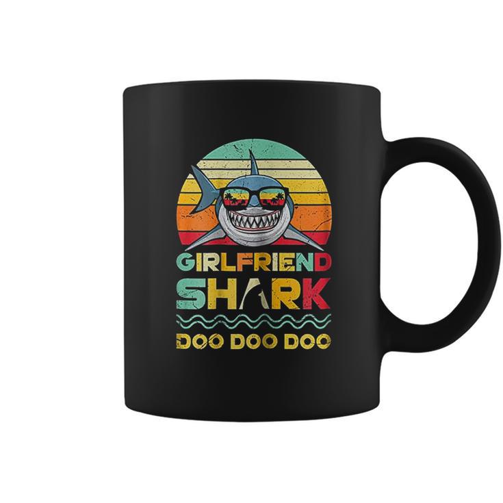 Retro Vintage Girlfriend Shark Doo Doo Doo Halloween Coffee Mug