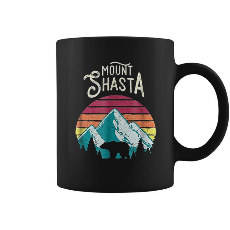 Retro Vintage Mount Shasta California Mountains Bear Coffee Mug