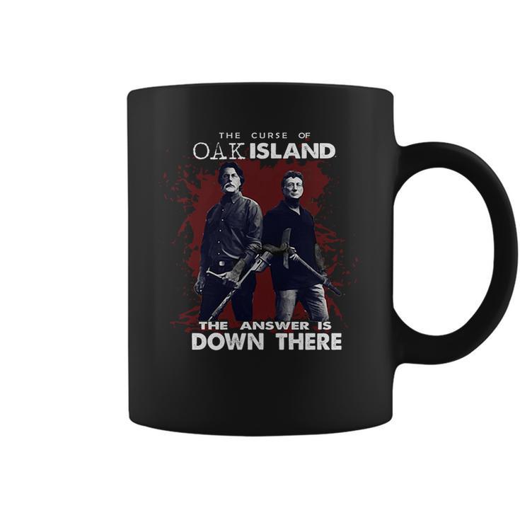 Rick Lagina Robert Clotworthy The Curse Of Oak Island Answer Is Down There Shirt Coffee Mug