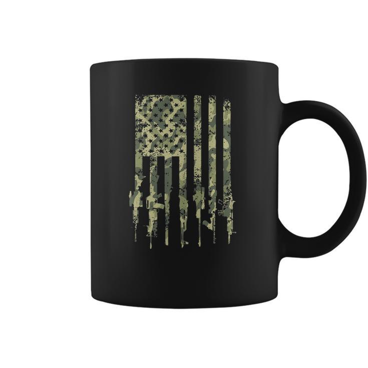 Rifle Flag Camo Coffee Mug