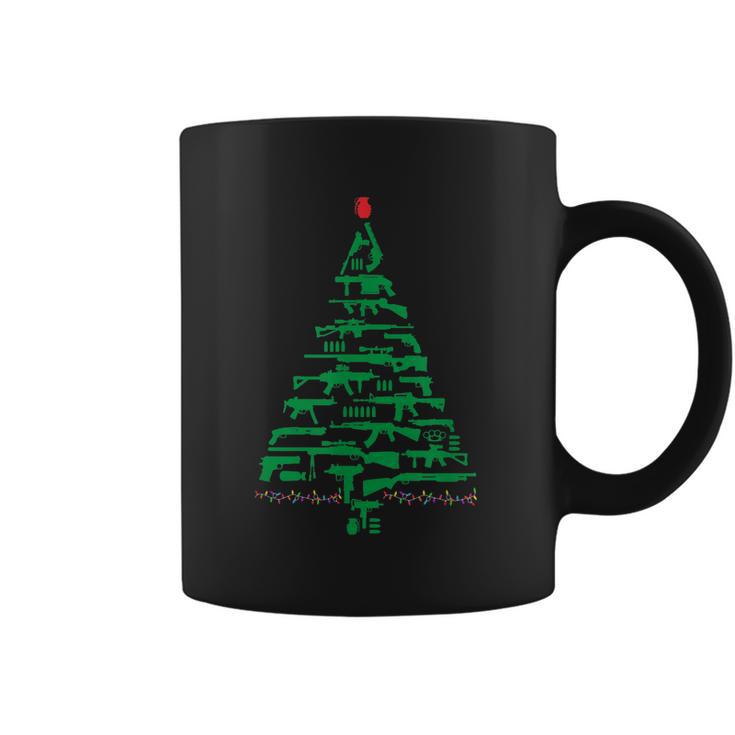 Rifle Weapon Gun Christmas Tree For Weapon Fools & Patriots Graphic Design Printed Casual Daily Basic Coffee Mug