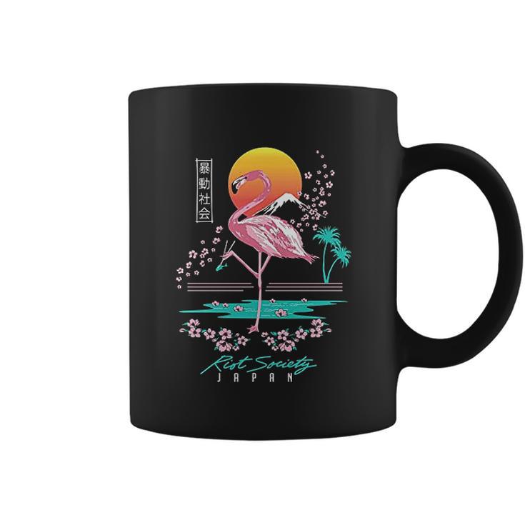 Riot Society Japan Flamingo Coffee Mug