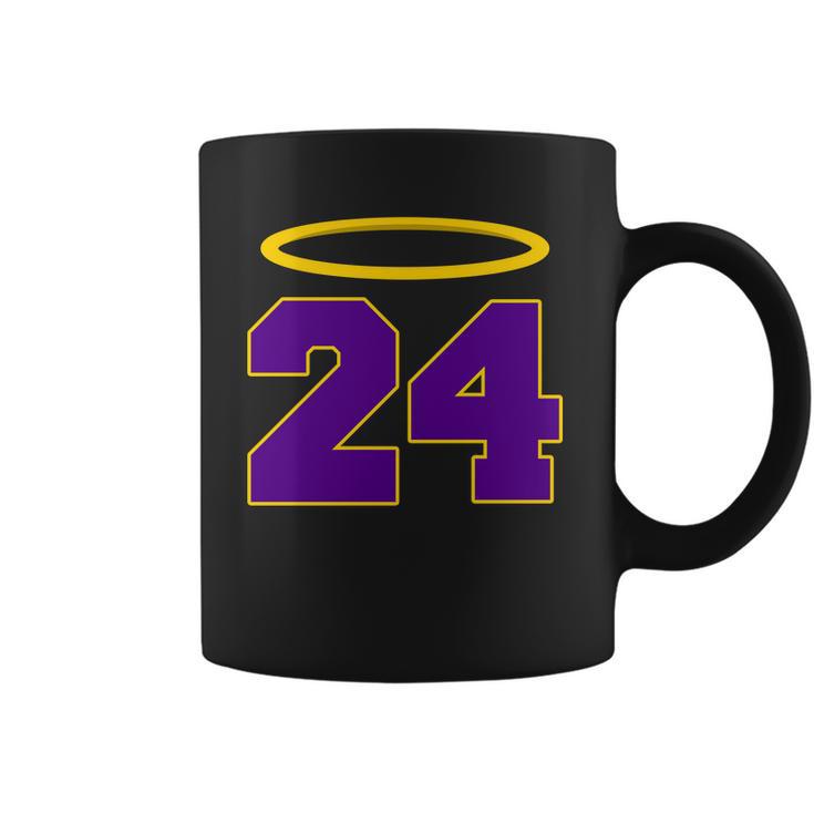 Rip Kobe 24 Halo Angel Tribute Coffee Mug