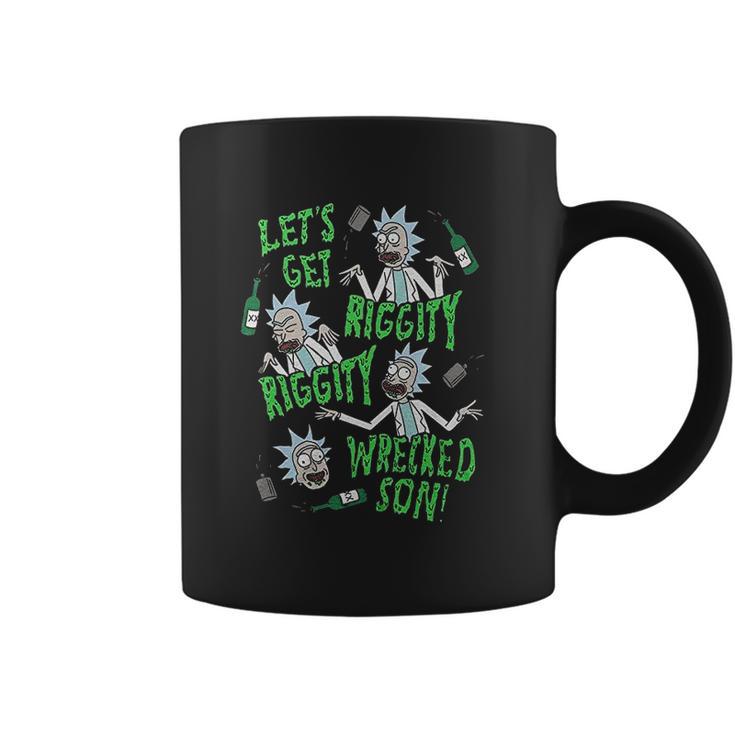 Ripple Junction Rick And Morty Riggity Riggity Wrecked Coffee Mug