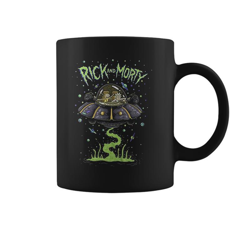 Ripple Junction Rick And Morty Spaceship Dumping Coffee Mug