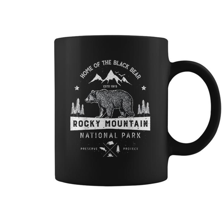 Rocky Mountain National Park Vintage Colorado Bear Retro Coffee Mug