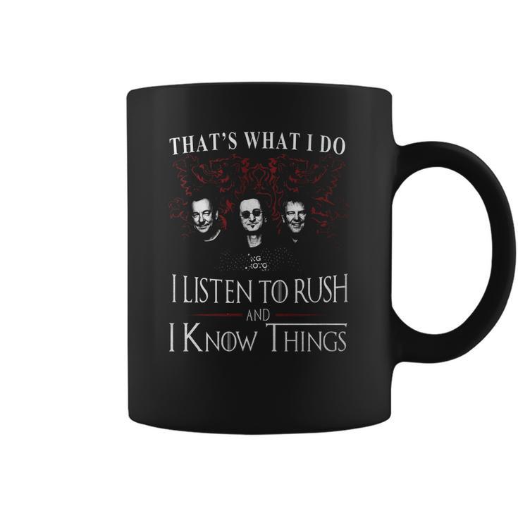 Rush I Know Things Coffee Mug