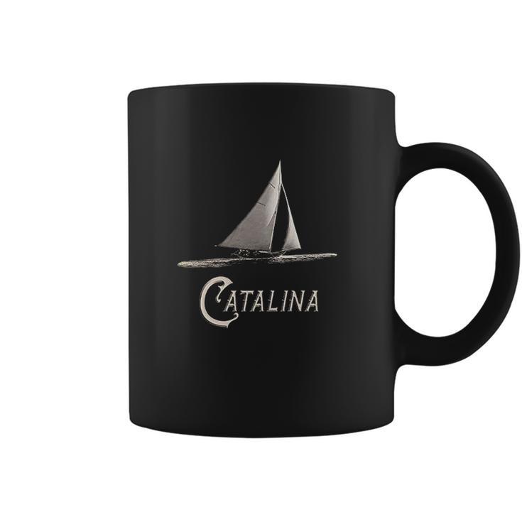 Sailing Catalina Vintage Sail Boat Coffee Mug