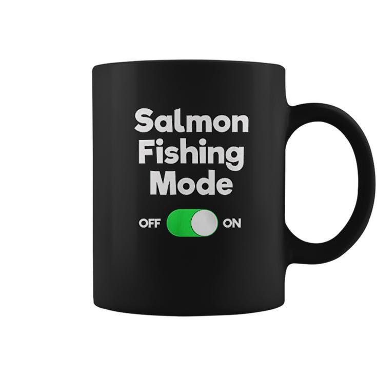 Salmon Fishing Gift  Funny Fisher Mode Coffee Mug