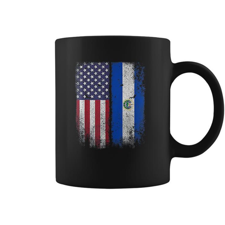 Salvadoran American Flag El Salvador Salvadorean Salvadorian Coffee Mug