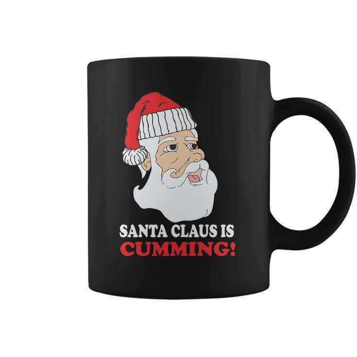 Santa Claus Is Cumming Dirty Humor Coffee Mug