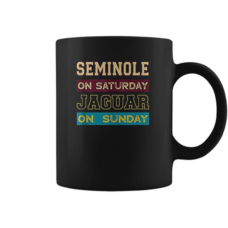 Seminole On Saturday On Sunday Jacksonville Coffee Mug