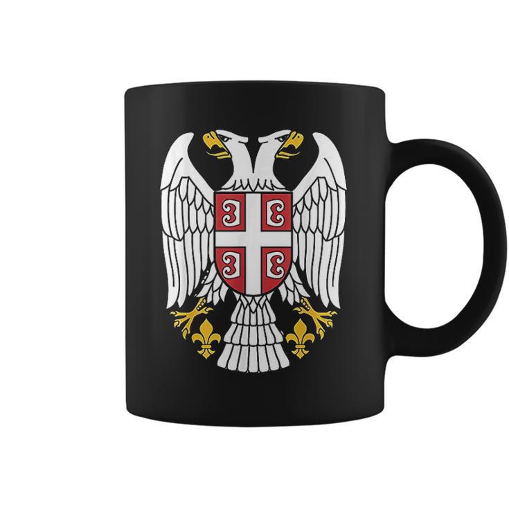 Serbian Eagle Srpski Grb Emblem Serbia Double-Headed Eagle Coffee Mug