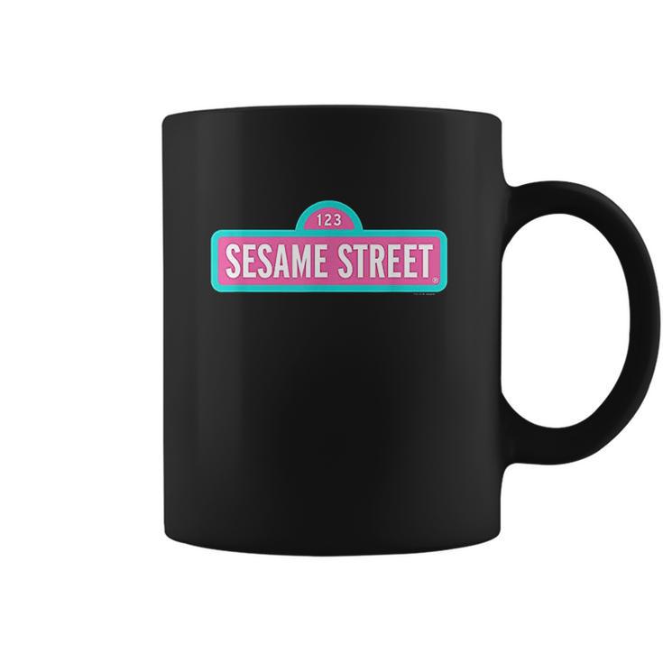 Sesame Street Pink Coffee Mug