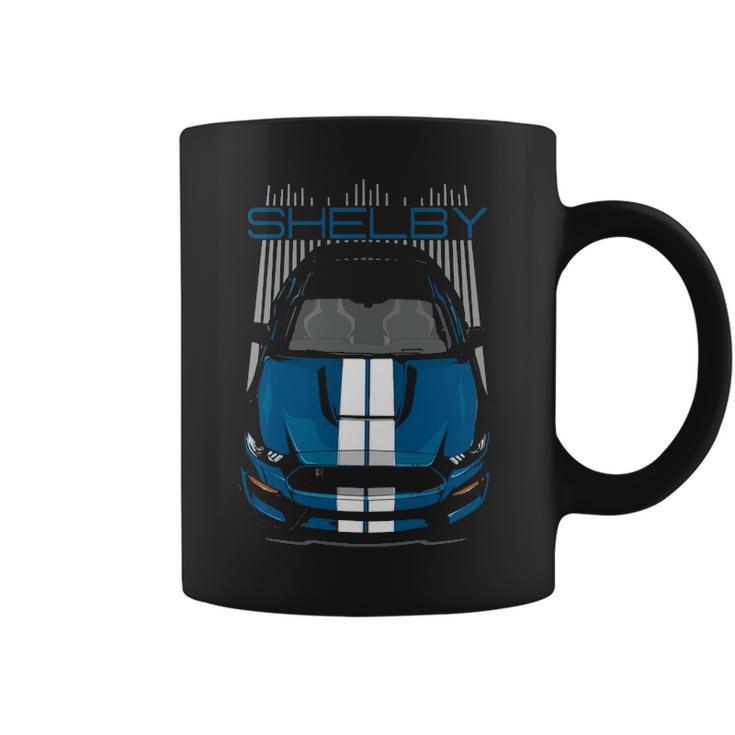 Shelby Gt350   Blue  White Coffee Mug