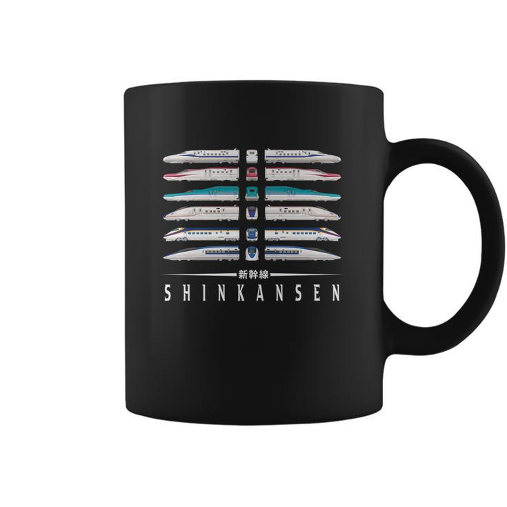 Shinkansen Bullet Train Six Pack Series Japanese Kanji Japan Coffee Mug