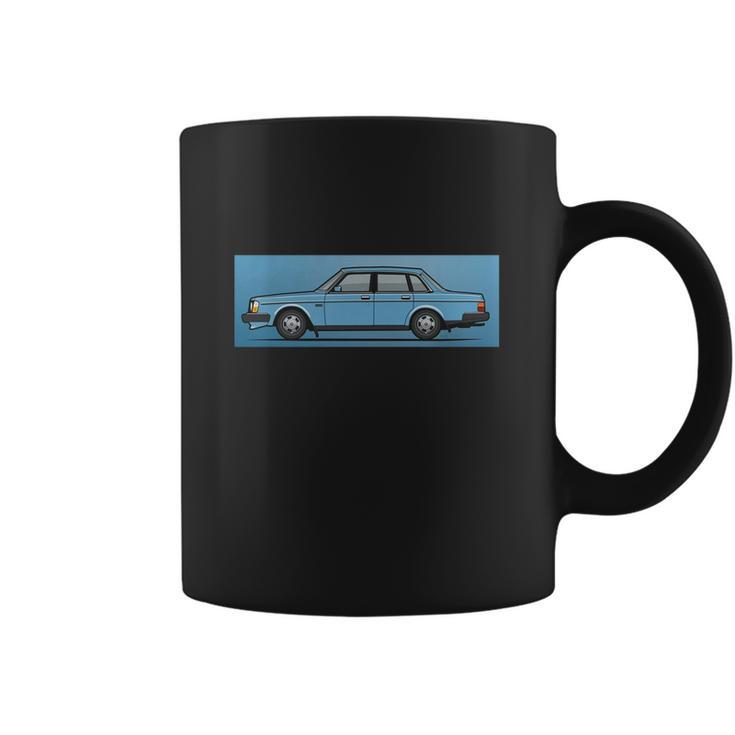 Shirt Volvo Brick 244 240 Sedan Brick Blue Coffee Mug