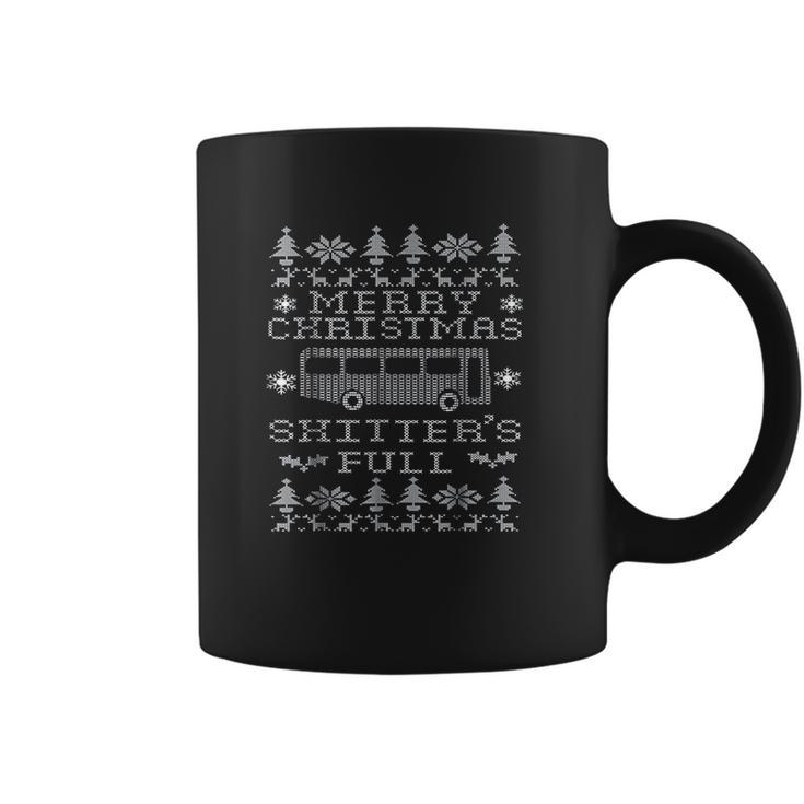 Shitters Full Christmas Camping Coffee Mug