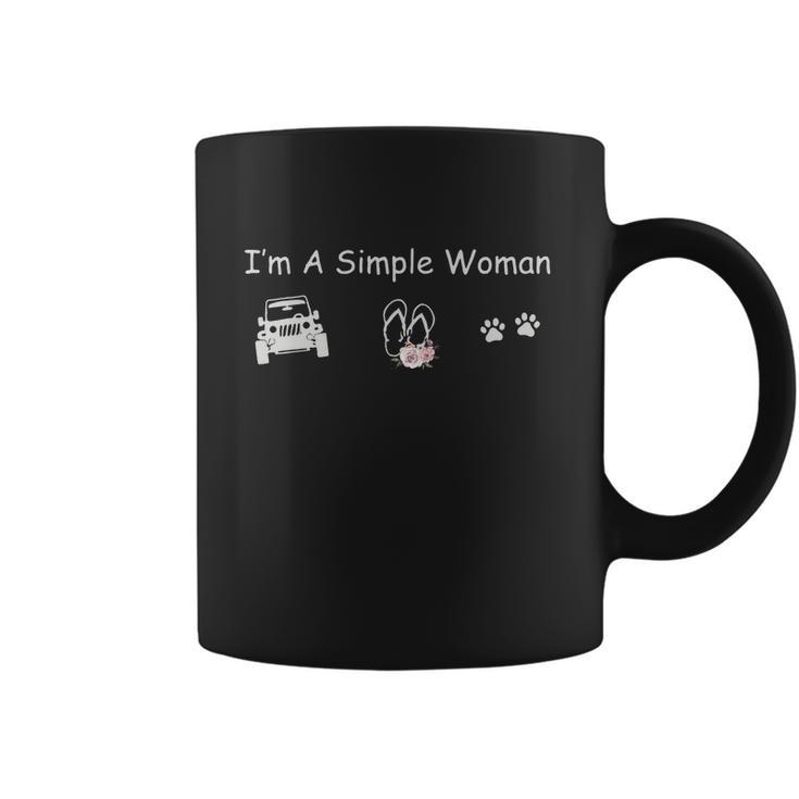 I Am A Simple Woman With Jeep Coffee Mug