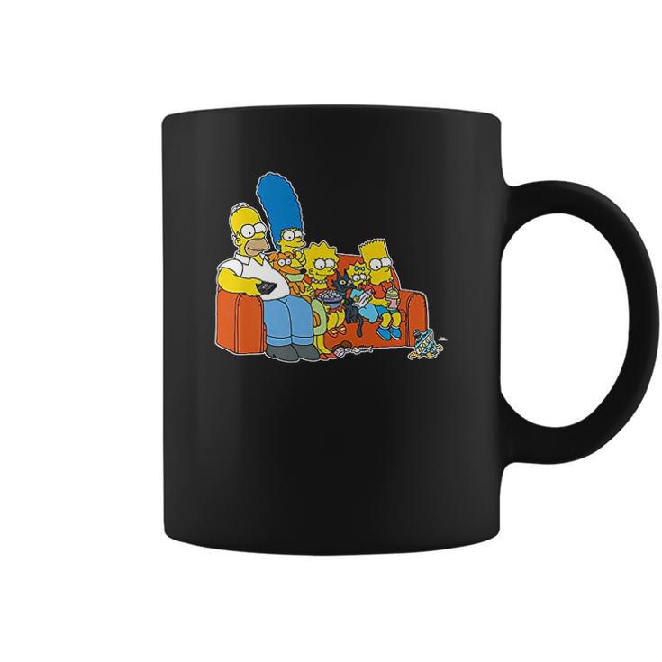 The Simpsons Homer Marge Maggie Bart Lisa Simpson Couch Coffee Mug