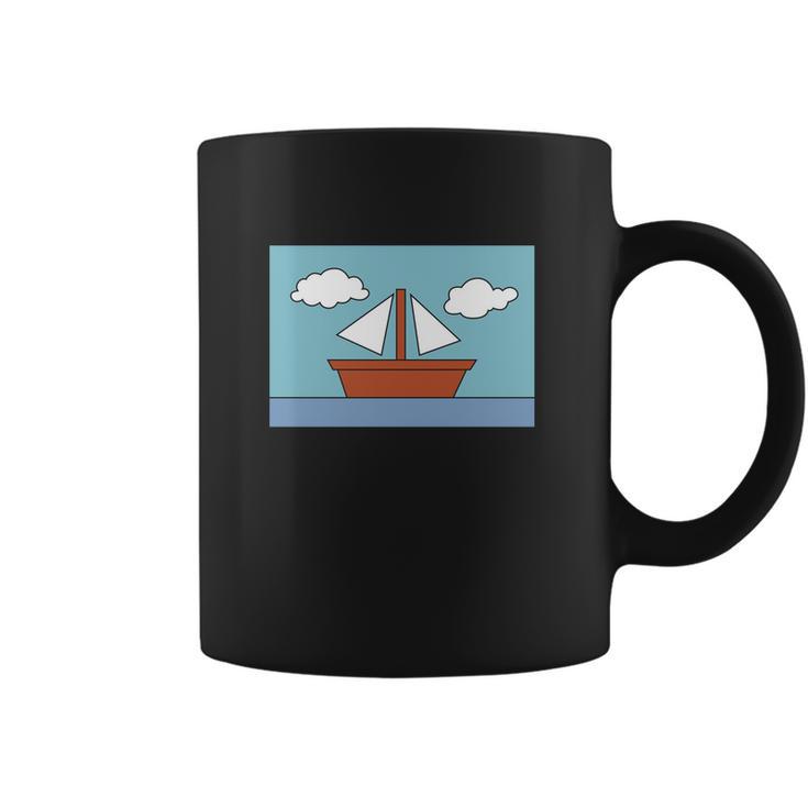 Simpsons Sailboat Painting Coffee Mug