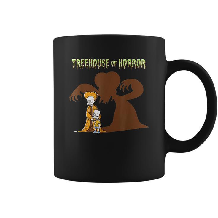 The Simpsons Treehouse Of Horror Dracula Burns And Bart Coffee Mug