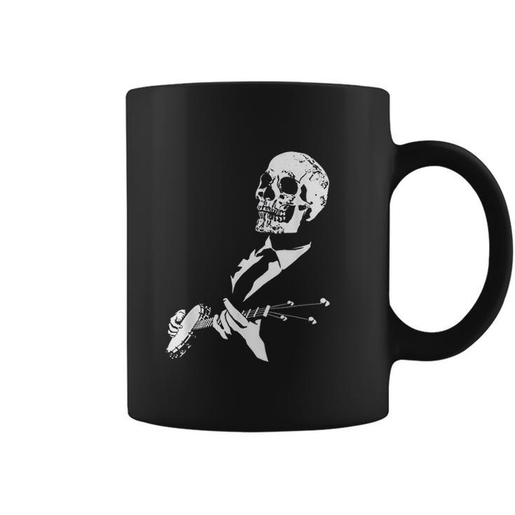 Skeleton Banjo Player Graphic Coffee Mug