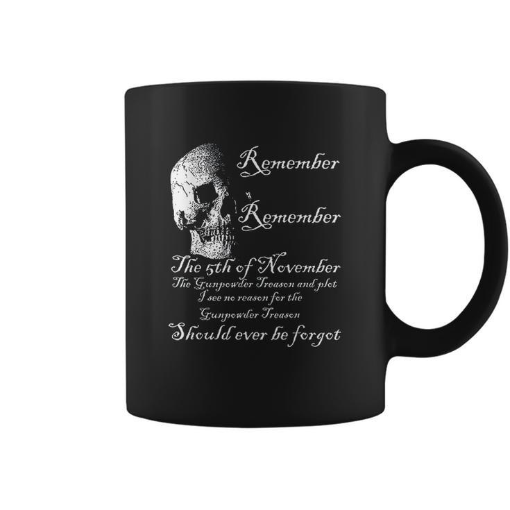 Skull 5Th Of November Guy Fawkes Quote Coffee Mug