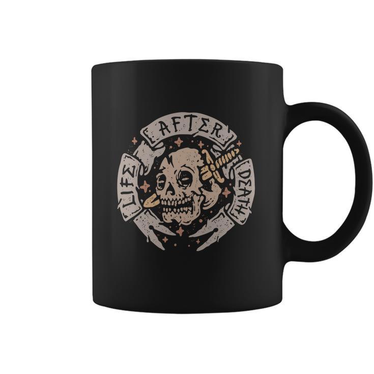 Skull And The Dagger Blade Old Stamp Coffee Mug