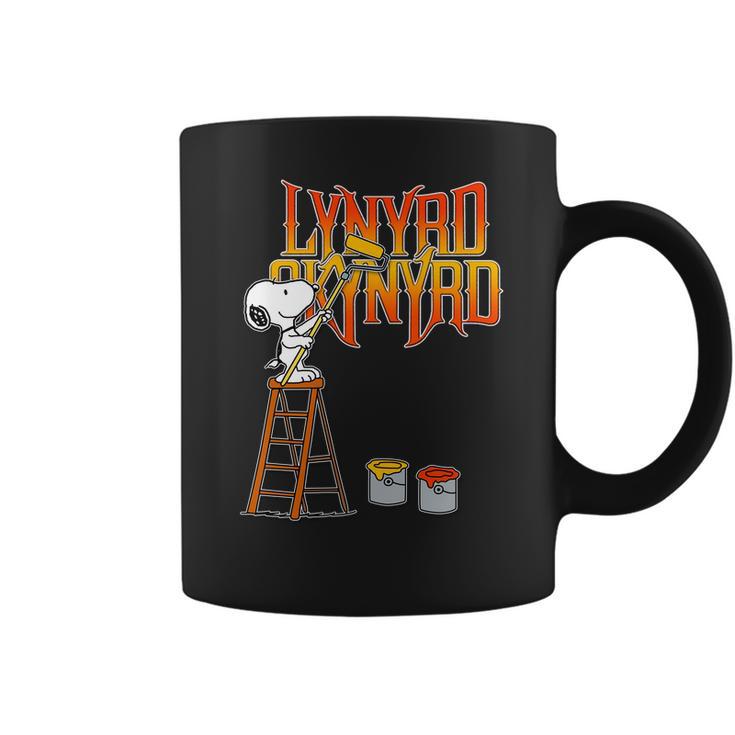 Snoopy Drawing Lynyrd Skynyrd Coffee Mug