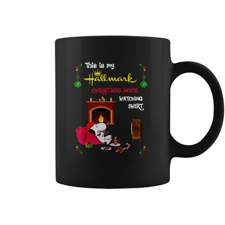 Snoopy This Is My Hallmark Christmas Movie Watching Shirt Coffee Mug