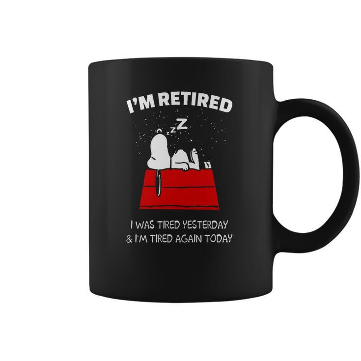 Snoopy Retired Shirt Coffee Mug