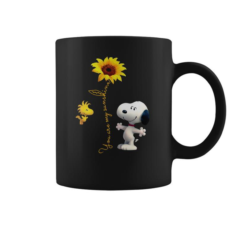 Snoopy And Woodstock You Are My Sunshine Sunflower Coffee Mug