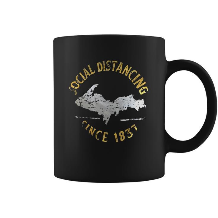 Social Distancing Since 1837 Vintage Coffee Mug