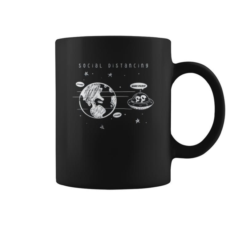 Social Distancing Aliens Distance Coffee Mug