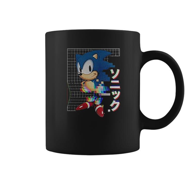 Sonic Hedgehog Digitized Art Coffee Mug