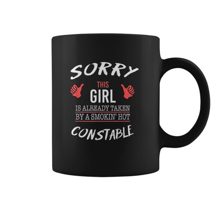 Sorry This Girl Is Taken By Hot Constable Funny Coffee Mug