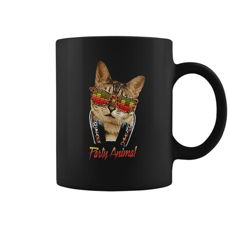 Sound Activated Cat Funny Party Animal Coffee Mug