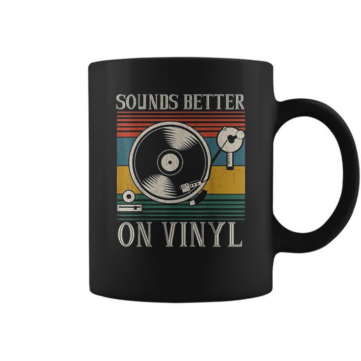 Sounds Better On Vinyl Record Album Coffee Mug