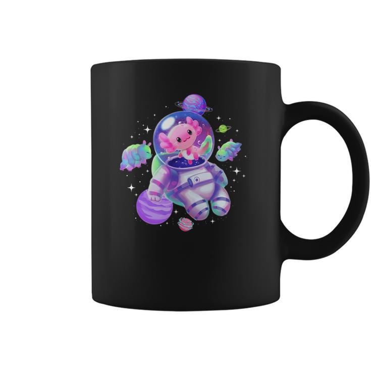 Space Axolotl Cute Kawaii Pastel Goth Funny Axolotl Lovers Coffee Mug