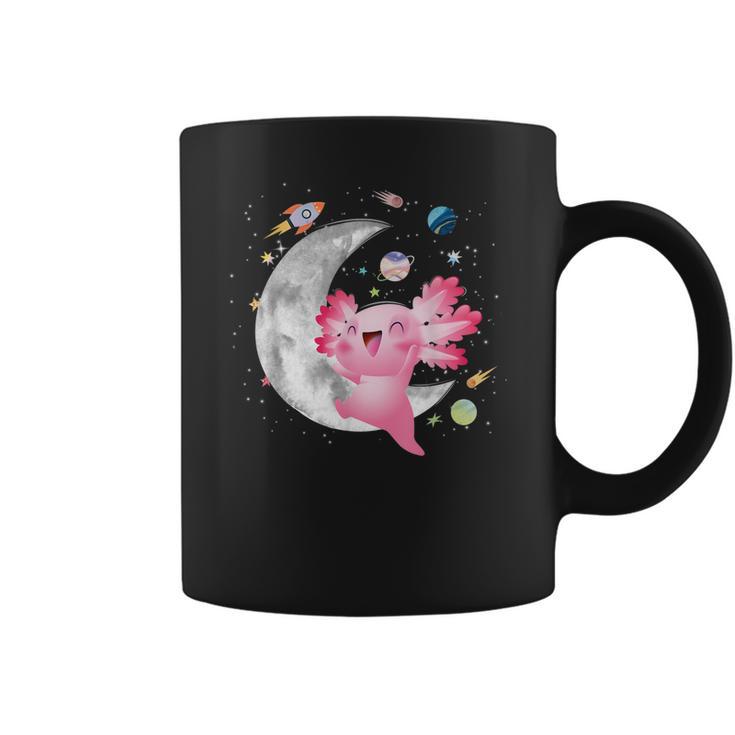 Space Axolotl Kawaii  Pastel Goth Anime Comic For Girls Coffee Mug