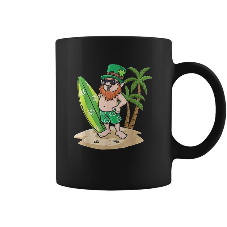 St Patricks Day Hawaiian For Men Leprechaun St Paddy Coffee Mug