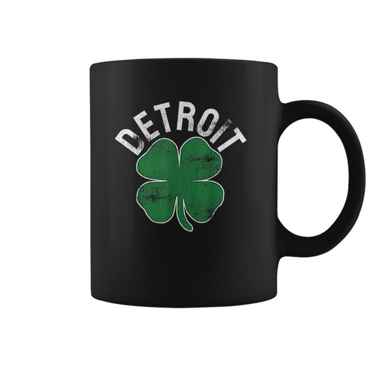 St Patricks Day Shamrock Detroit Michigan Coffee Mug