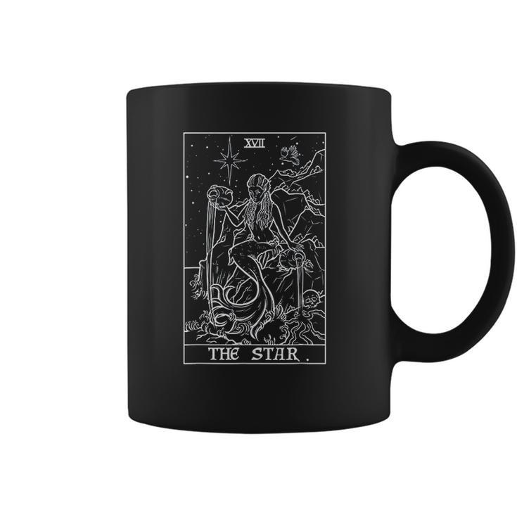 The Star Tarot Card Halloween Mermaid Gothic Coffee Mug