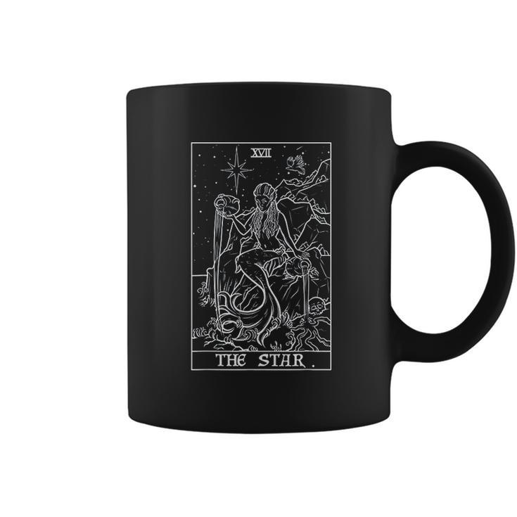 The Star Tarot Card Halloween Mermaid Gothic Witch Horror Coffee Mug