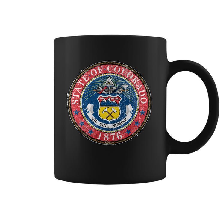 State Of Colorado Vintage Logo Coffee Mug